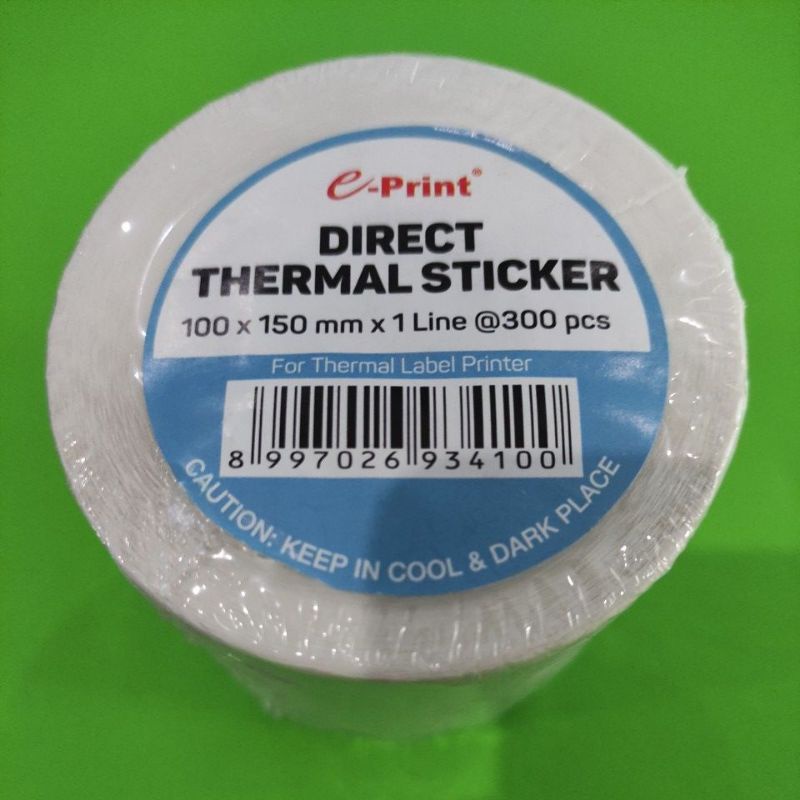 

Thermal Sticker Eprint 100X150 mm 1 Line 300 Pcs