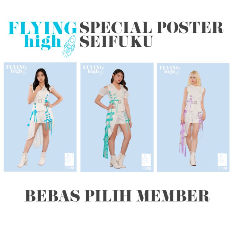 NDESIGN - JKT48 FLYING HIGH SEIFUKU POSTER