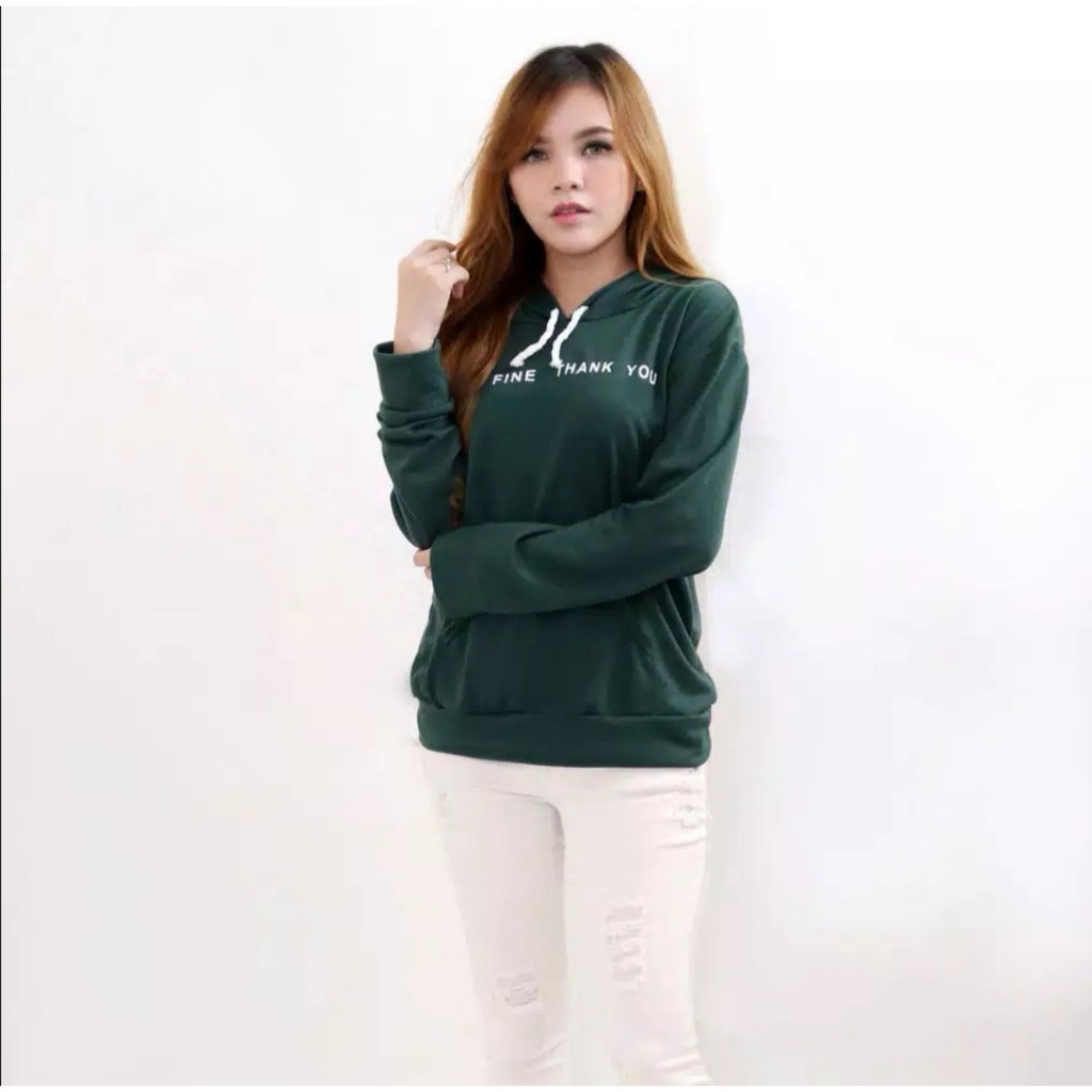 Sweater Wanita Ex.Im Fine Hoodie Wanita Keren Sweater Cewek Distro Murah Kekinian Jaket Keren-3