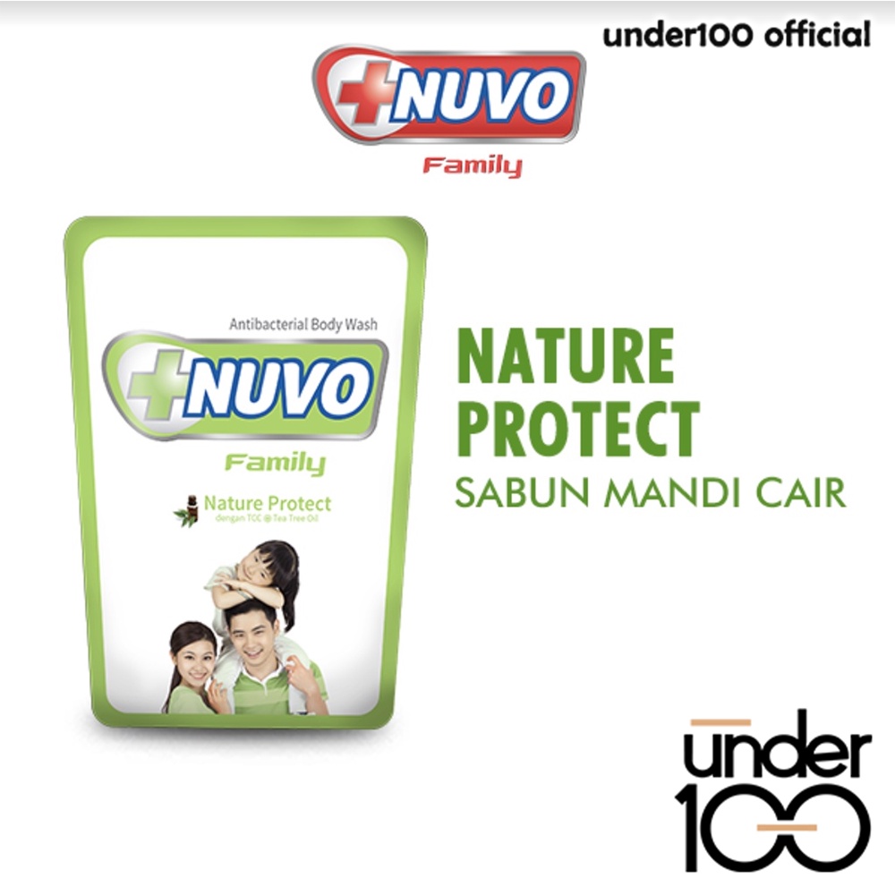 ❤ UNDER100 ❤ NUVO Family Antibacterial Body Wash | Nuvo Active | Sachet 60ml | Sabun Mandi Cair | BPOM