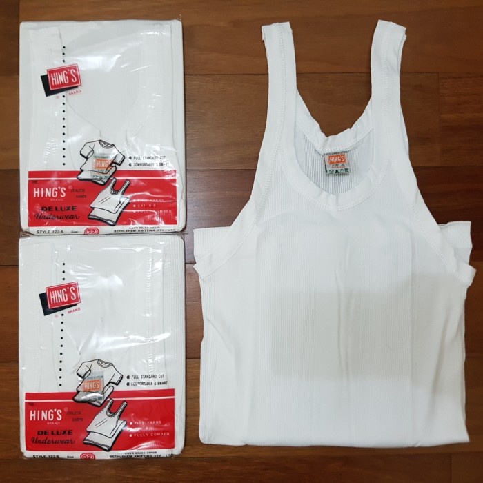 Singlet / Pakaian Dalam Pria Hing's 123B Size 38 40 42