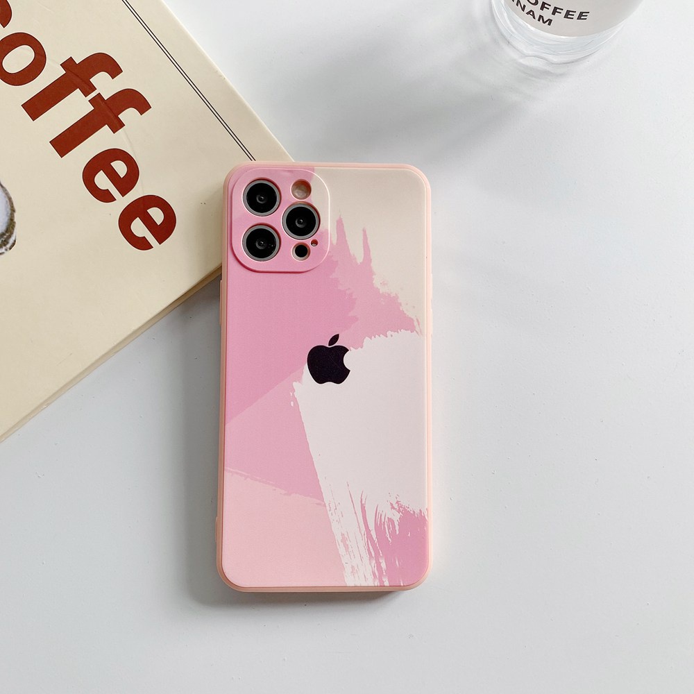 i.case_store ABSTRACK RED COLOR IPHONE CASE  IPHONE AESTHETIC TONE CASE CASING IPHONE 12 PRO MAX 11 PRO XS MAX XR 12 MINI 7+/8+ 7/8-7