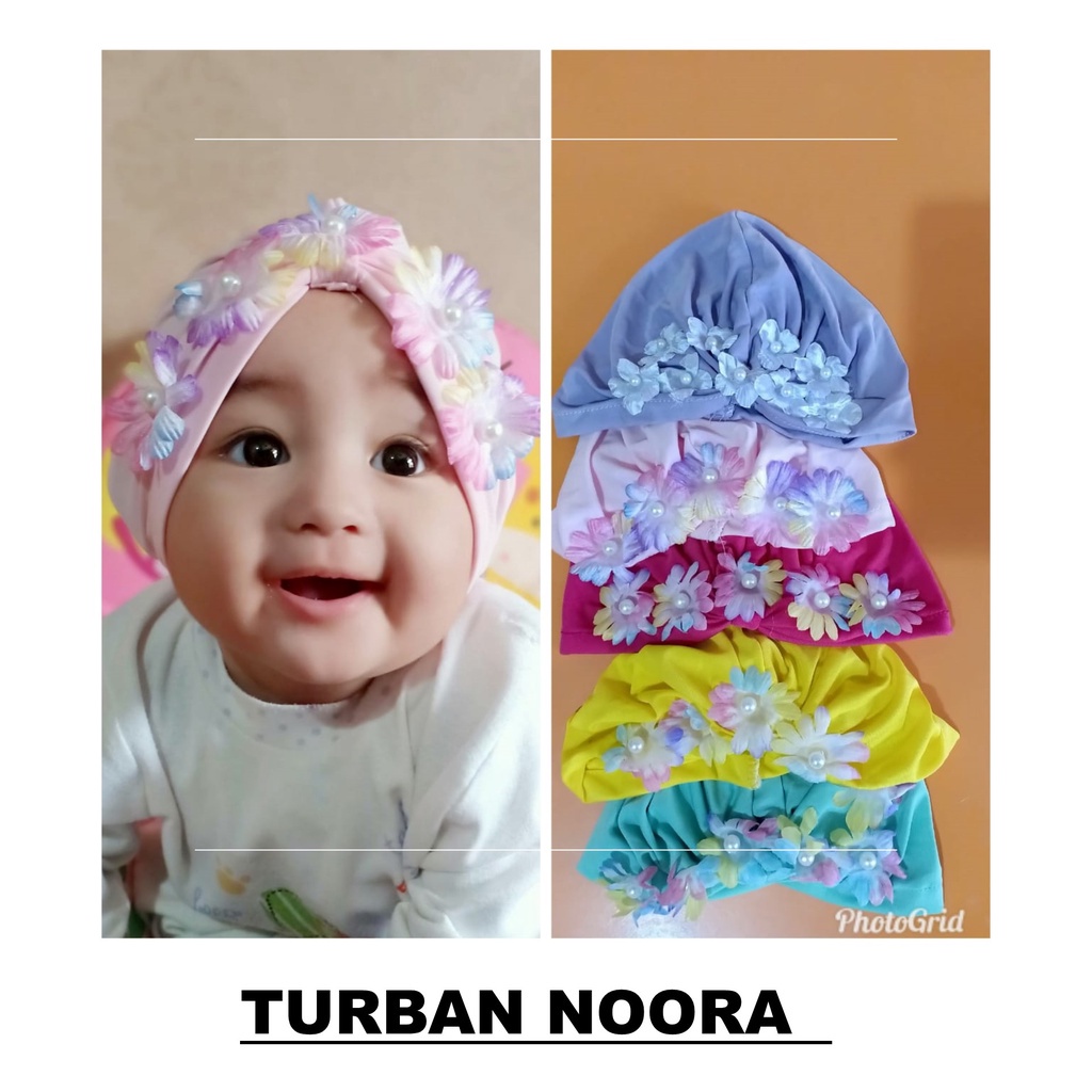 Turban Noora | Turban Anak | Turban Bayi | 5Bln-3Tahun | Alus Collection | BISA C.O.D