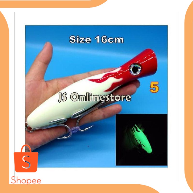 Unik onderdil Umpan Pancing Minnow Popper G 19DEZ Diskon