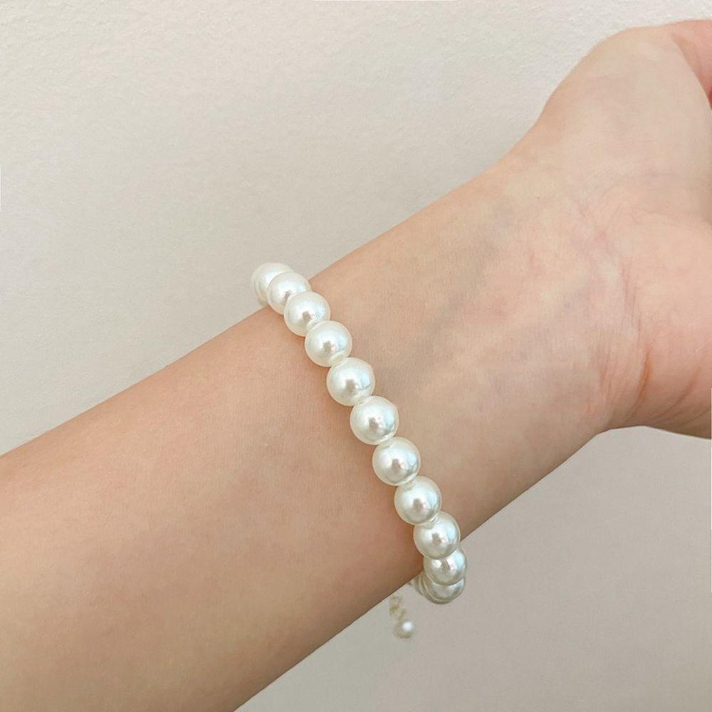 Mxbeauty Gelang Wanita Trendi Ins Rantai Untuk Perempuan Rumbai Temperamen Mutiara Bangles