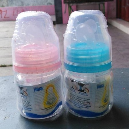 Baby Huki Botol Susu Bayi Dot Gepeng Orthodontic BPA Free  60 CI0342 | 120 CI0330 | 240 CI0329