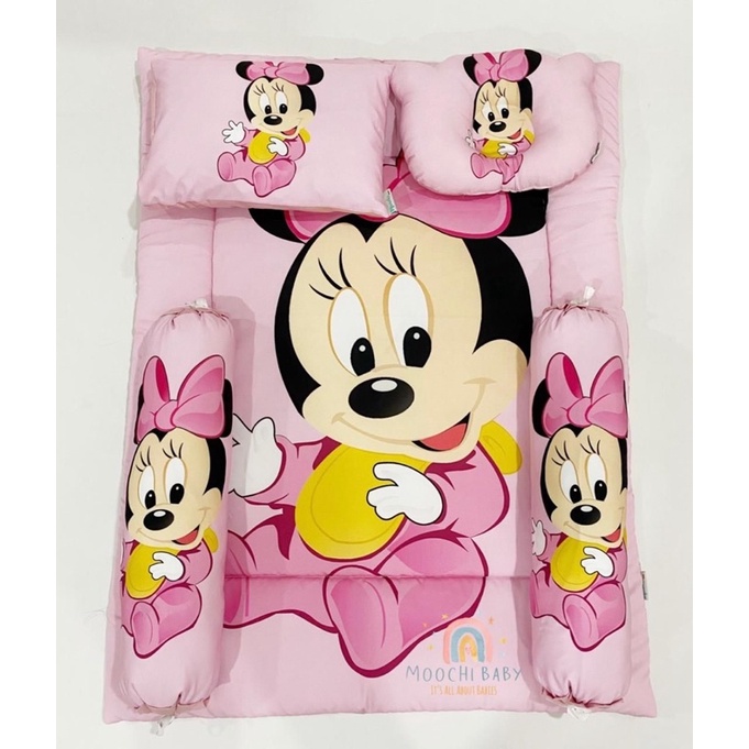 Moochi baby bedcover set selimut Bayi blanket baby girl