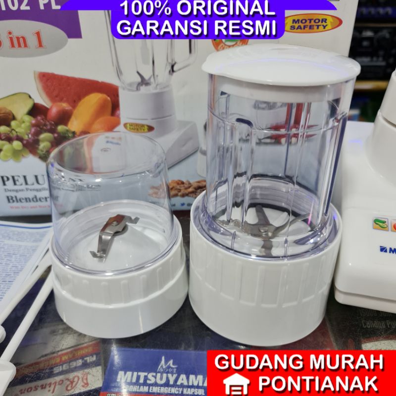 Blender Miyako 102 PL 3in1 / blender Miyako 3in1 / Blender bumbu