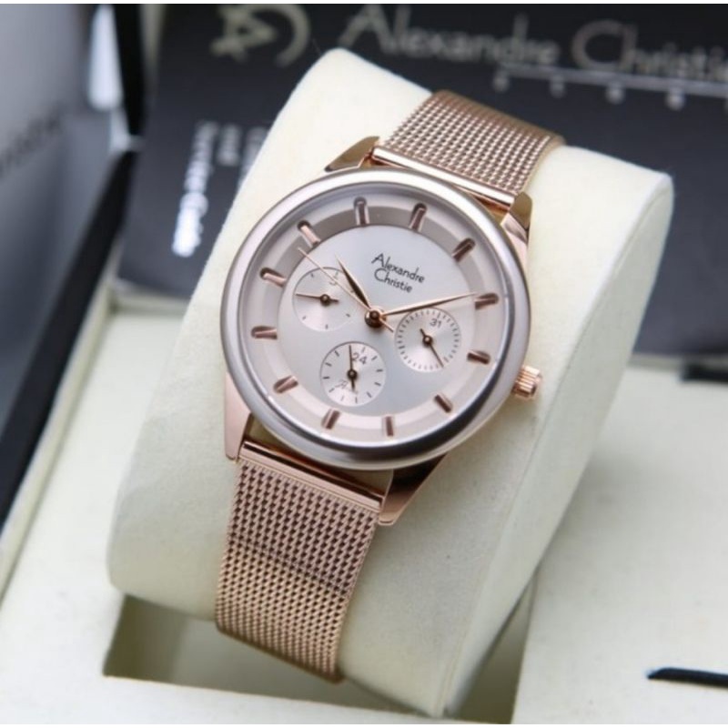 ALEXANDRE CHRISTIE AC 2936 ROSEGOLD GREY GARANSI RESMI