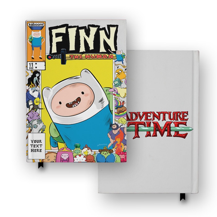 

Buku Catatan Adventure Time Finn Cover Hardcover Diary Notebook Custom