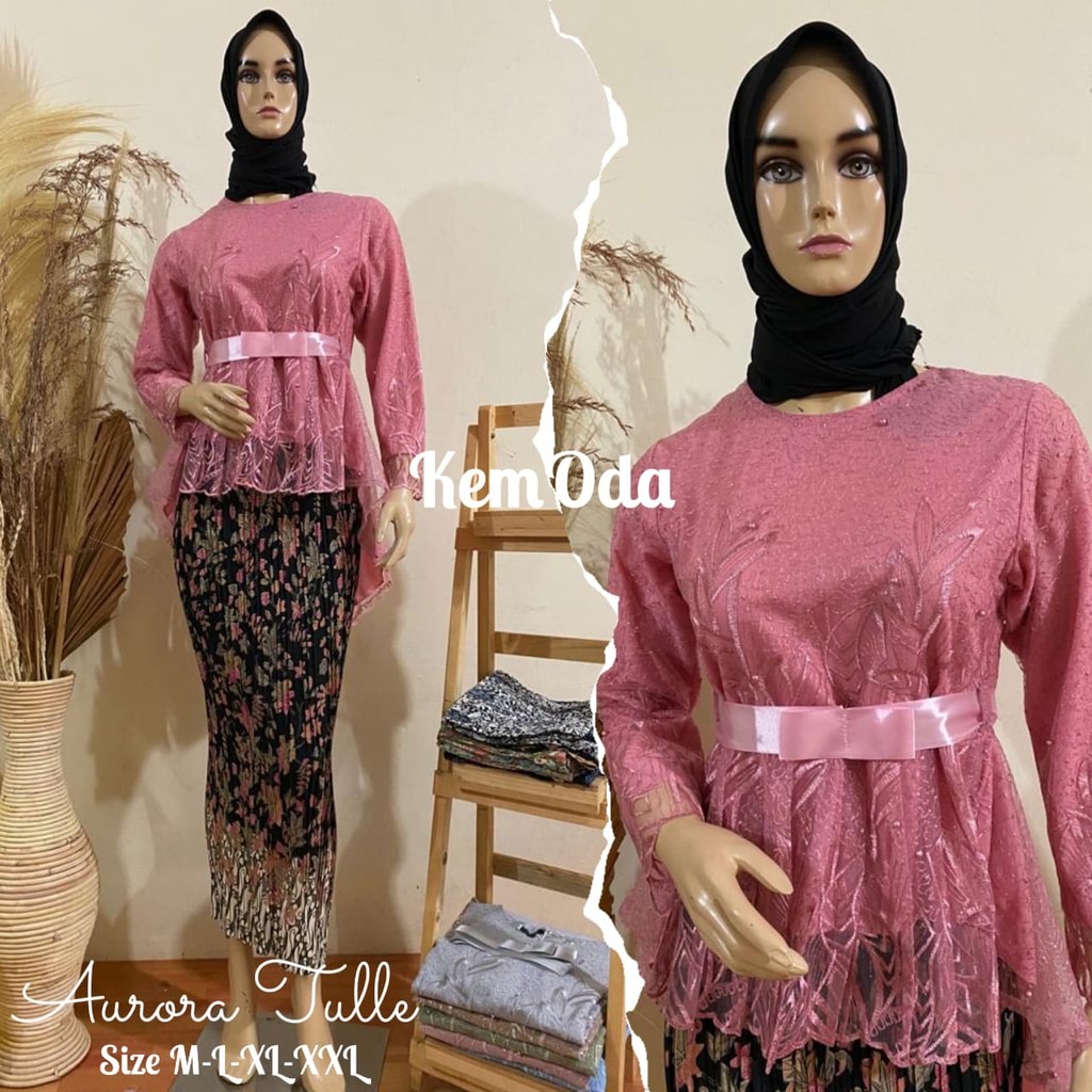 Set Kebaya Aurora Tulle Terbaru