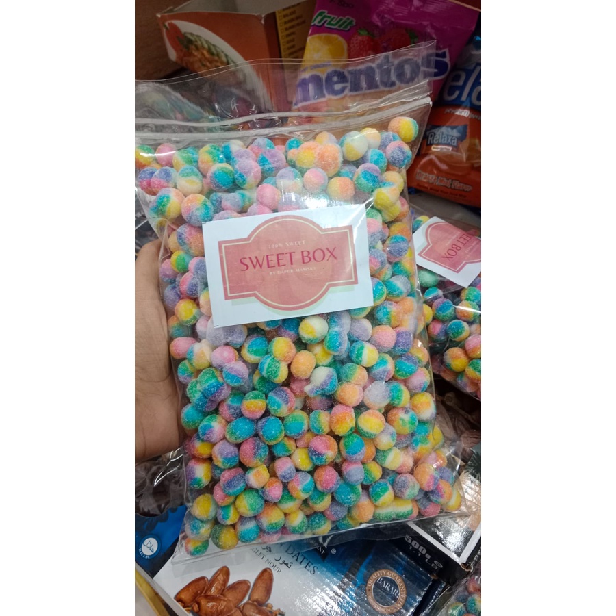 

Rainbow candy marble loss 1kg