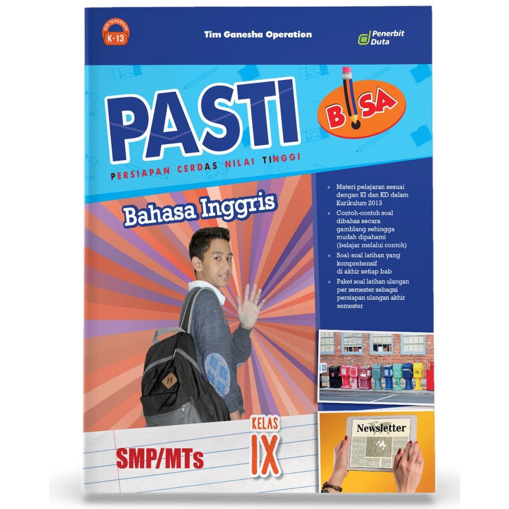 Buku Latihan Soal BAHASA INGGRIS SMP Kur 2013 Revisi | Dilengkapi Ringkasan Materi BAHASA INGGRIS SM