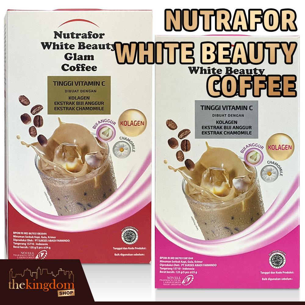 

Nutrafor White Beauty Glam Glow Coffee /5 Kopi Kolagen Kulit Sachet