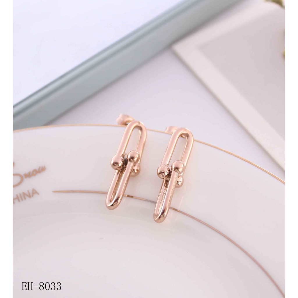 Anting titanium fashion jewellery 8009/8033