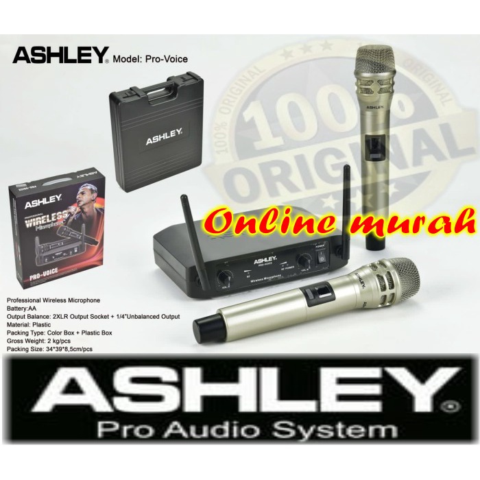 Mic wireless ASHLEY PRO VOICE (ORIGINAL) ashley pro voice