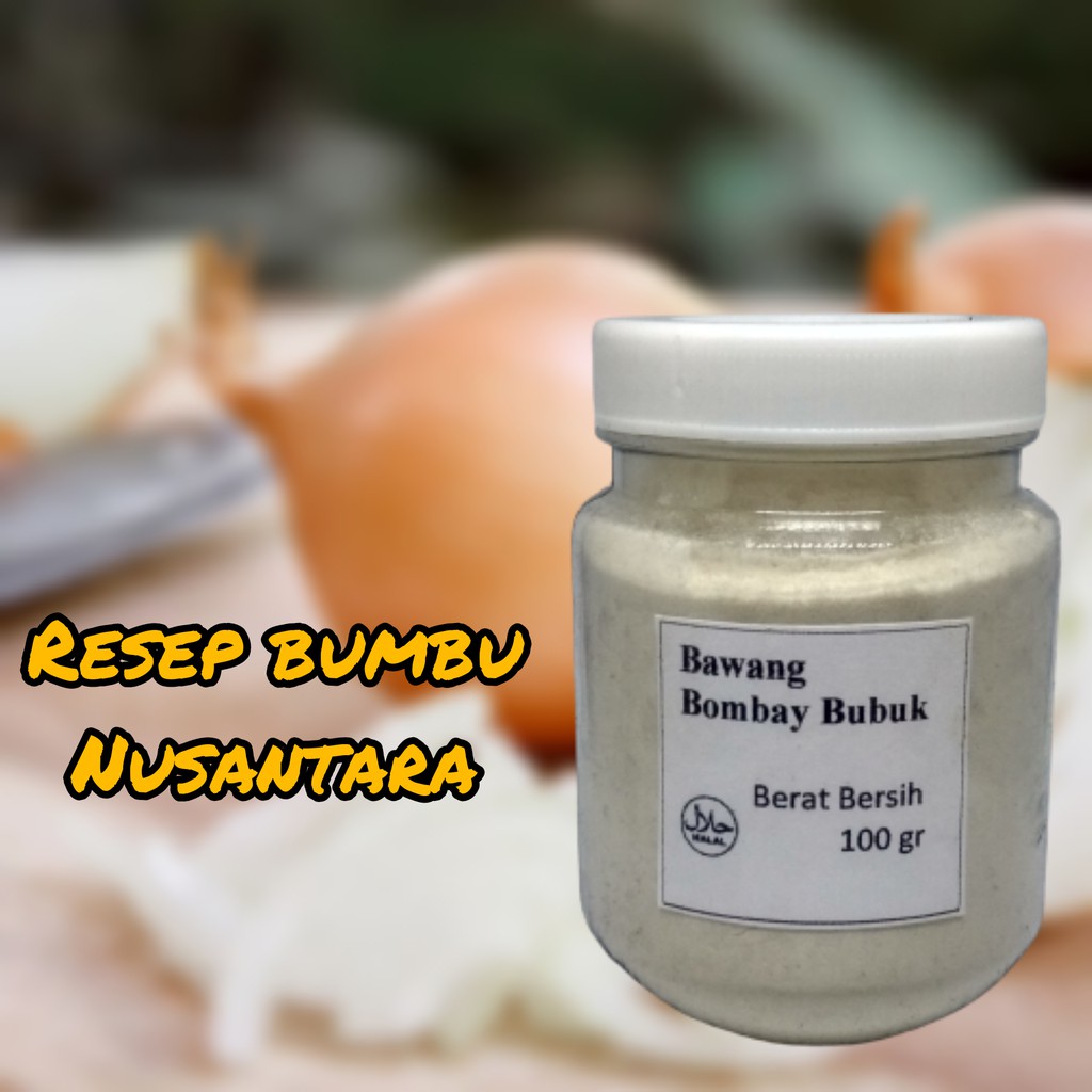 

Bumbu Bawang Bombay Bubuk 100gr ~ Onion Powder ~ bumbu dapur lengkap ~ bumbu tabur