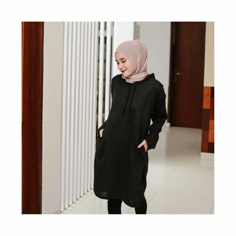 RAHMI LONG || BLAZER HOODIE MUSLIMAH || HOODIE LONG #RL