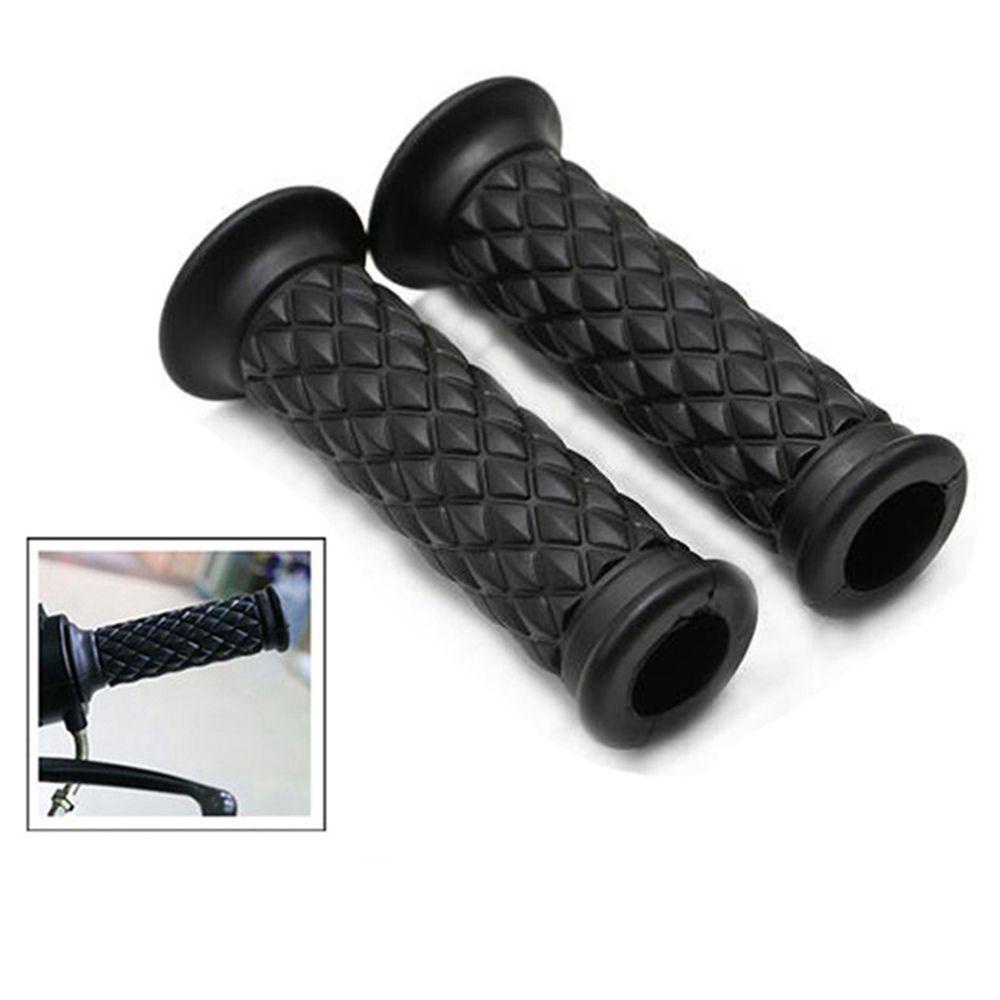 Populer 2Pcs Handle Bar Grip Cover Comfort Dust-proof Anti Getaran Stang Grip Cover