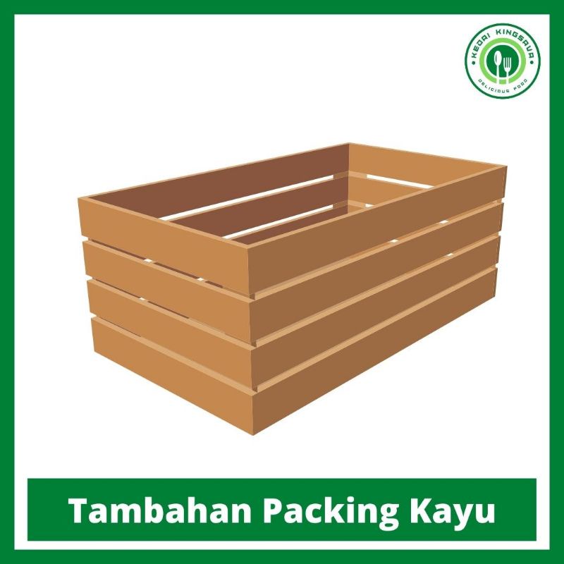 

Tambahan Packing Kayu Untuk Produk Mudah Pecah di Kedai Kingsava