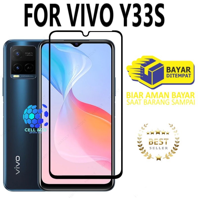 Tempered Glass Full HD VIVO Y33S Anti Gores Premium Screen Protector Pelindung Layar Kaca VIVO Y33S