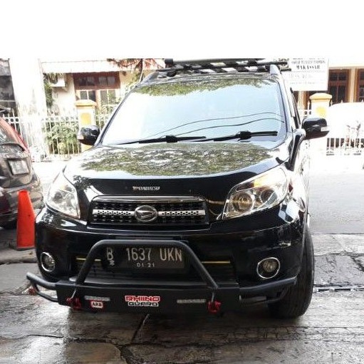 Tanduk Depan Mobil Rush Terios Lama 2007 - 2017 Original Rhino Guard Towing Bar Bumper Besi no arb