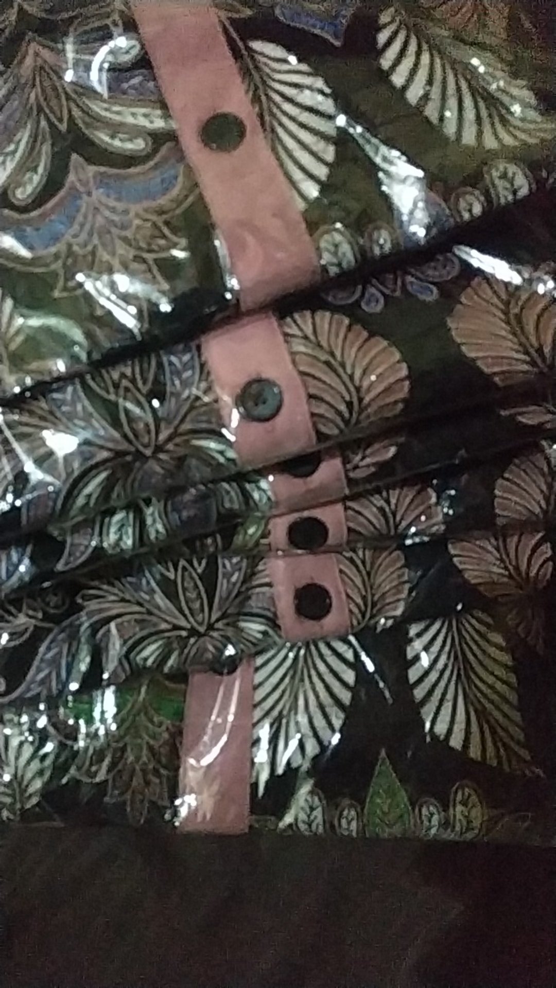 Tey-17 Batik Wanita Asj Sa Hrb026 Kenongo Kemeja Tosca Pendek