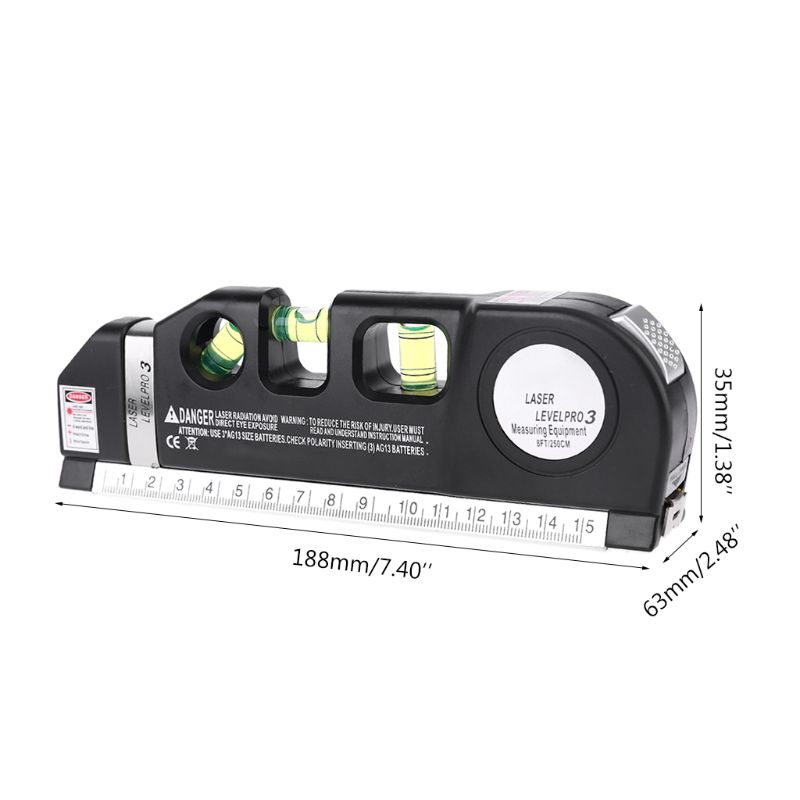 Zzzx Alat Pengukur Level Laser 2 Garis Multifungsi Dengan Tripod