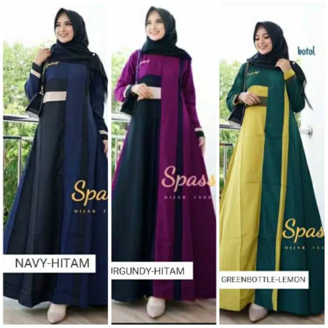 Gamis Hawwa Maxy / Gamis murah / Dress spasy