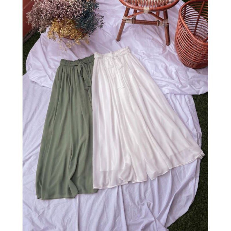 Rok panjang payung sifon Ceruty premium/Rok plisket premium maxi