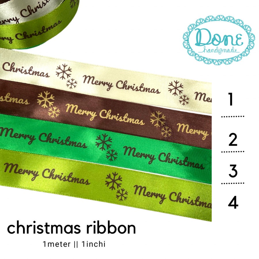 Christmas ribbon hampers pita natal hampers ribbon pita parcel hadiah