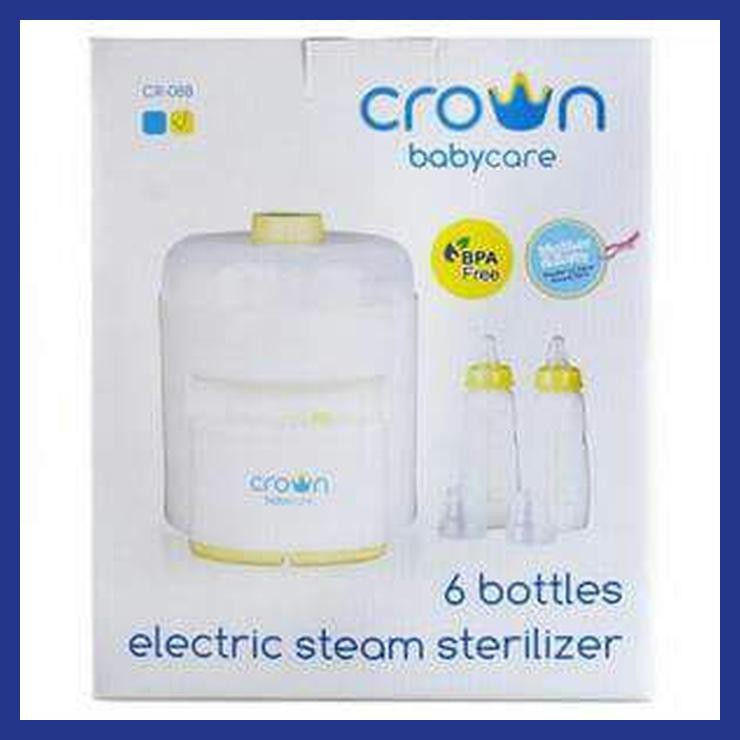 CROWN STERILLIZER BOTOL 6 / STERIL BOTOL SUSU BABY /STERIL BOTOL SUSU