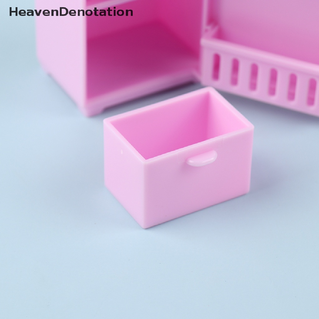 [HeavenDenotation] 1/12 Dollhouse Miniature Kitchen Refrigerator for Dolls Living Room