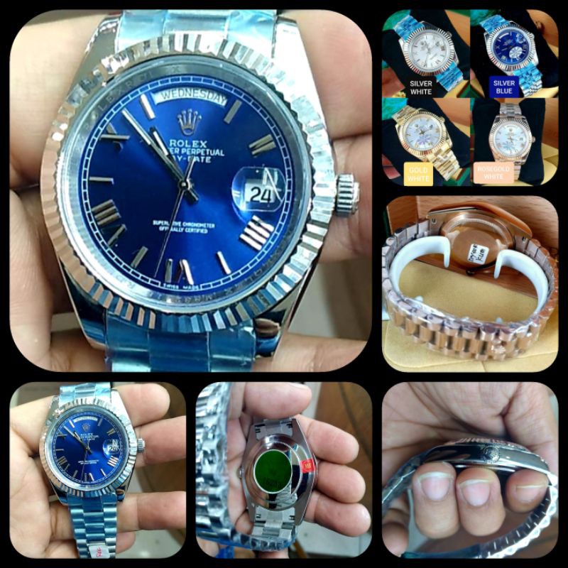 Jam Tangan Pria Analog ROLEX RLXmat103 Date Day Automatic Super AAA