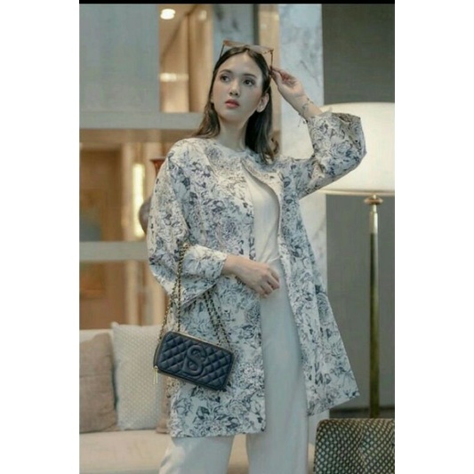 preloved benang jarum le jardin bleu long outer