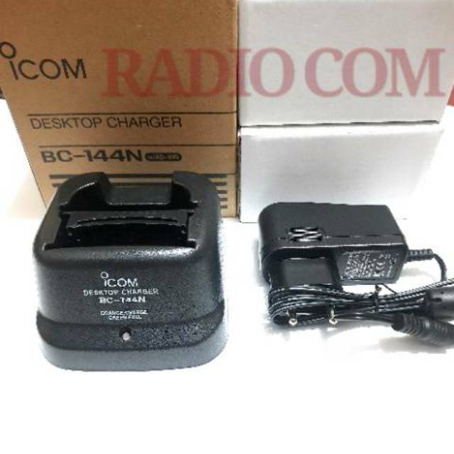 CHARGER HT ICOM V8 MURAH - ICOM BC 144N DEKSTOP CARGER BATTERY ICOM A24 ICOM V8 ICOM A6 ICOM BC144N