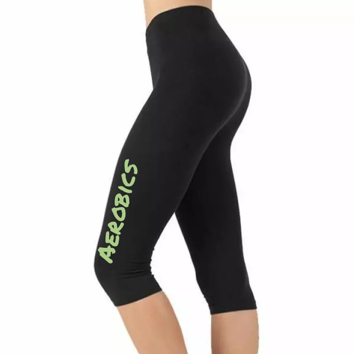 terbaru. celana legging sport 3/4 aerobics/ celana sport 3/4 zumba terbaru/manset sport 3/4  wanita