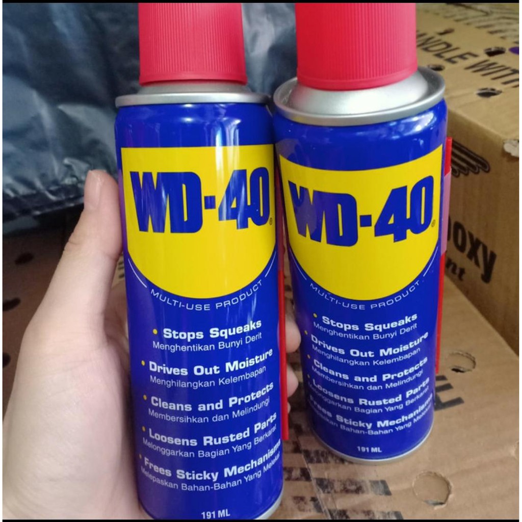 WD40 WD 40 WD-40 Pelumas Anti Karat 191ml Lubricant WD40 191 ml