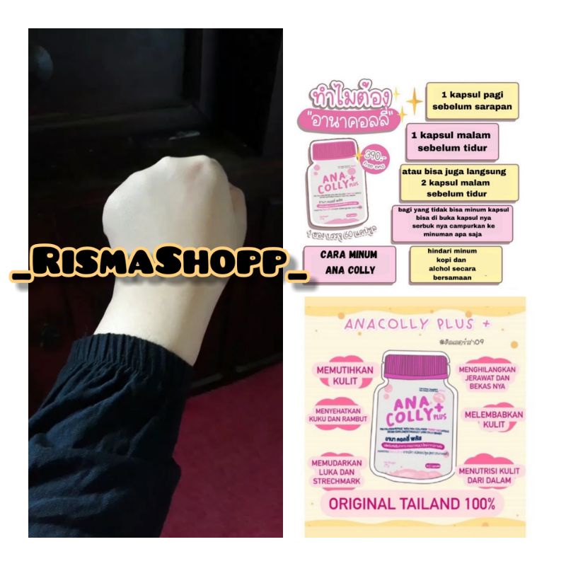 Anna Colly/Kapsul Pemutih Badan 100% Original & Aman