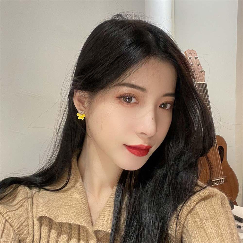 Mxbeauty Wanita Anting Pejantan Temperamen Indah Beruang Mini Kepribadian Manis Gadis Anting Klip