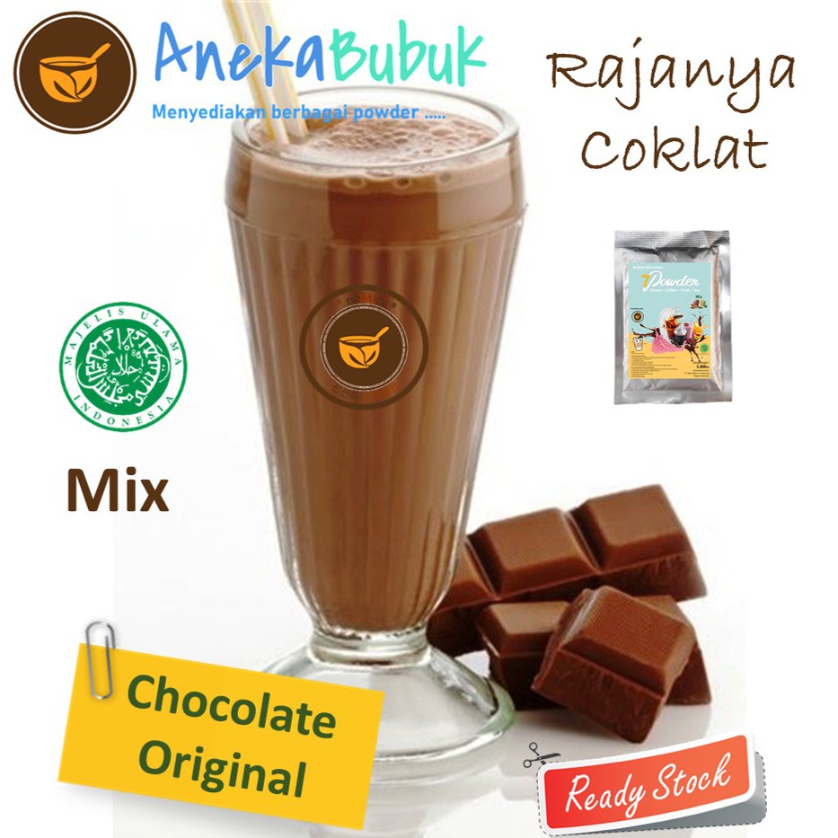 Jual BUBUK MINUMAN COKLAT MIX 1KG - SERBUK MINUMAN ES BOBA RASA COKLAT ...