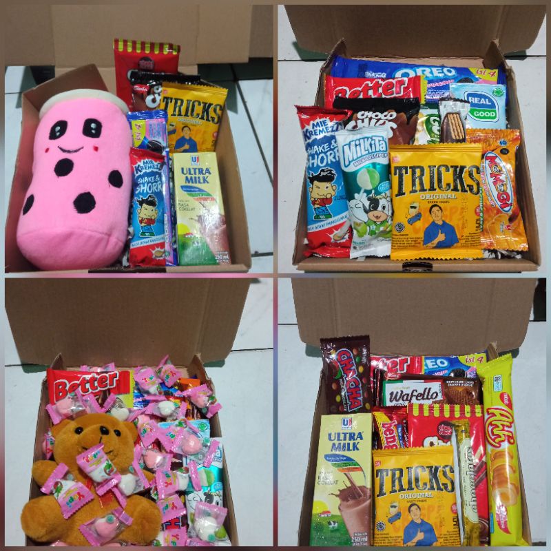 Hampers box/snack box hadiah ulang tahun wisuda anniversary