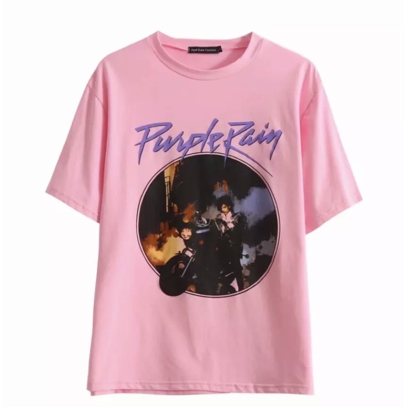 Kaos Oversize Purple Rain (LD 106, P 65)