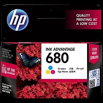 

T6Etfe4E Hp 680 Original Black Hitam Atau Color Warna Colour Tinta Printer - Warna E57Dtgfe