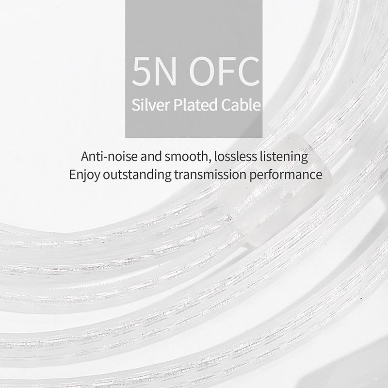 Kabel for KZ Earphone Kabel KZ Silver Upgrade Jcally PJ2 Silver Plated Upgrade Cable wire 5N Oxygen-free copper 0.78mm QDC MMCX Cable with 3.5mm plug for kz trn kabel kz zsn pro kabel kz edx kabel kz dq6-5