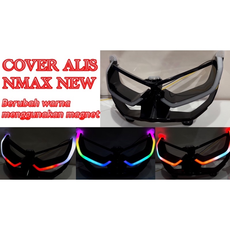 ORIGINAL COVER LAMPU ALIS NMAX NEW 2020 CKS LAMPU ALIS NMAX NEW LAMPU DRL NMAX NEW RGB MAGNET | LAMP