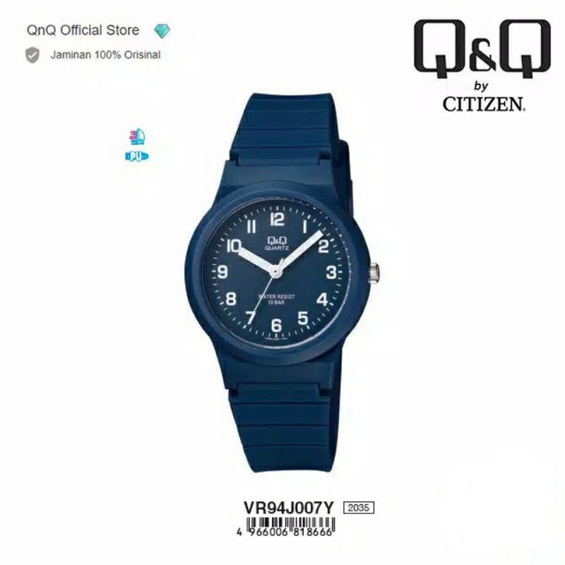 Jam Tangan Pria &amp; Wanita Q&amp;Q QnQ QQ VR94 VR94J Original Water