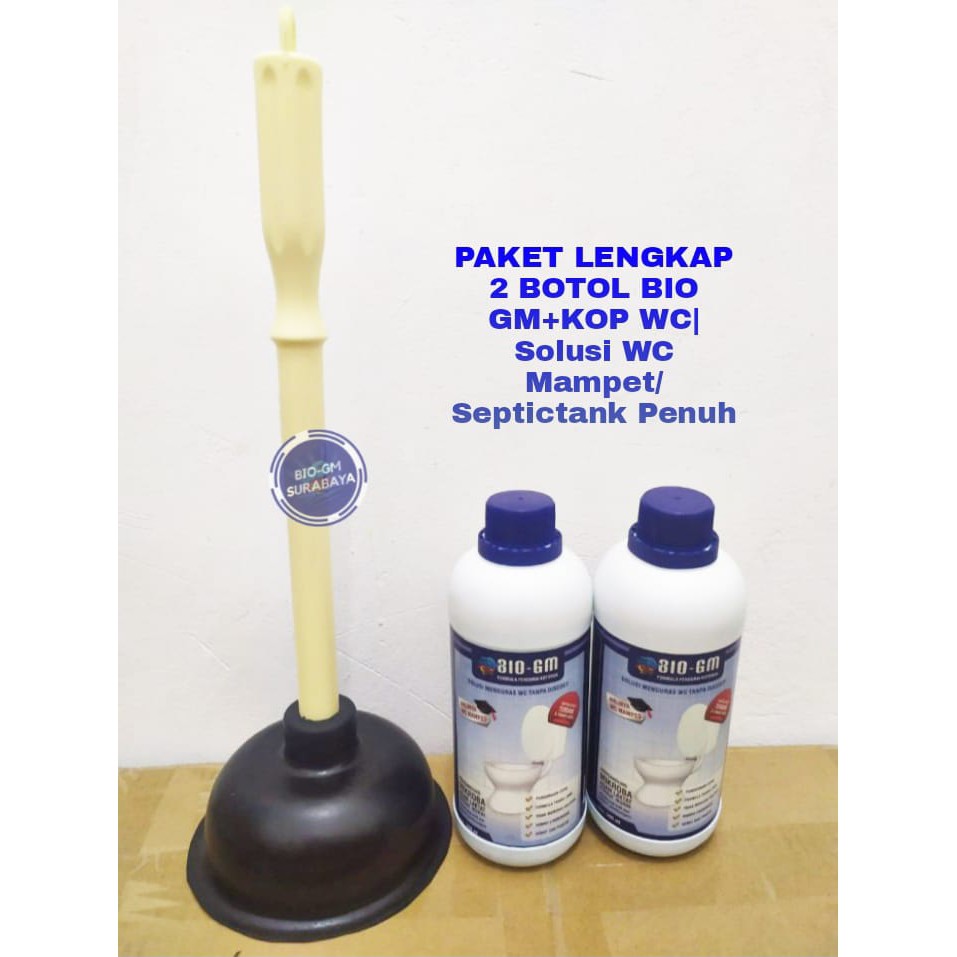 paket 2 pembersih wc mampet dan kop wc