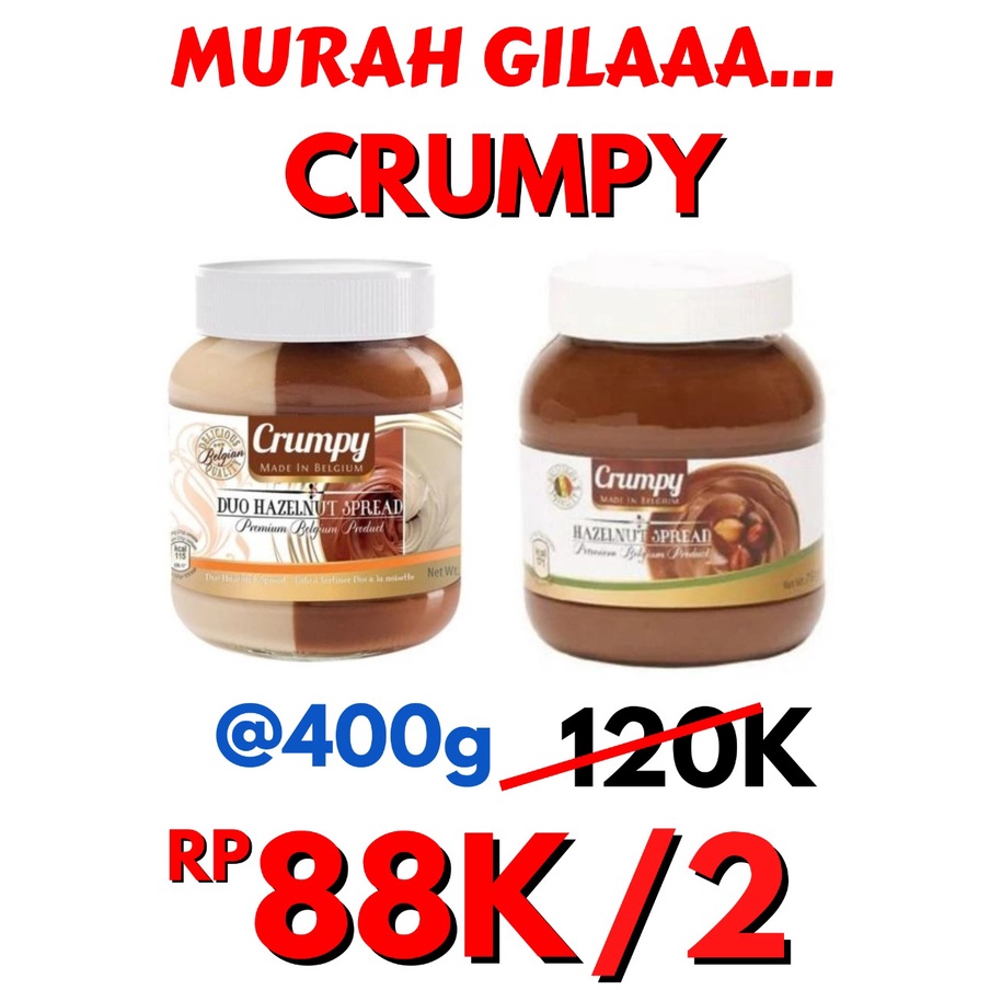 

CRUMPY DUO HAZELNUT SPREAD