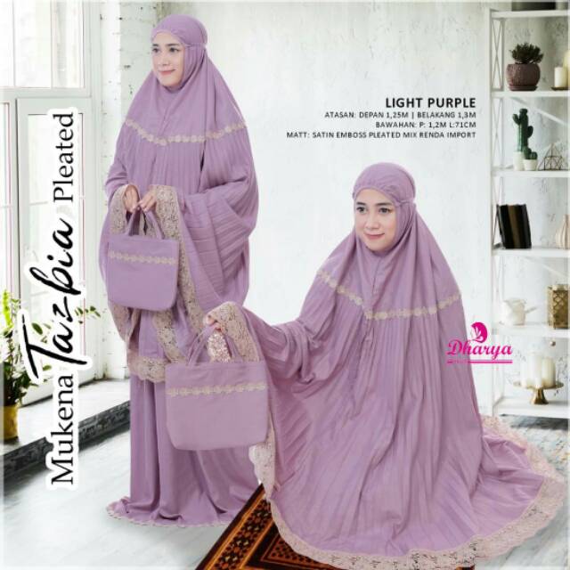 Mukena Tazbia by Dharya, Satin